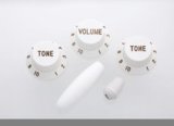 Allparts 5023 White Knob Set for ST ѡ