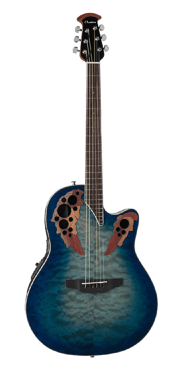 【4768】 Ovation CE48P-RG エレアコ オベーション Blue