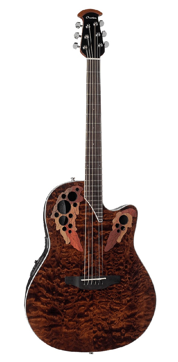 Ovation / Celebrity Elite Exotic Super Shallow CE48P-TGE (Tiger Eye) オベーション  セレブリティ エレアコ CE-48P