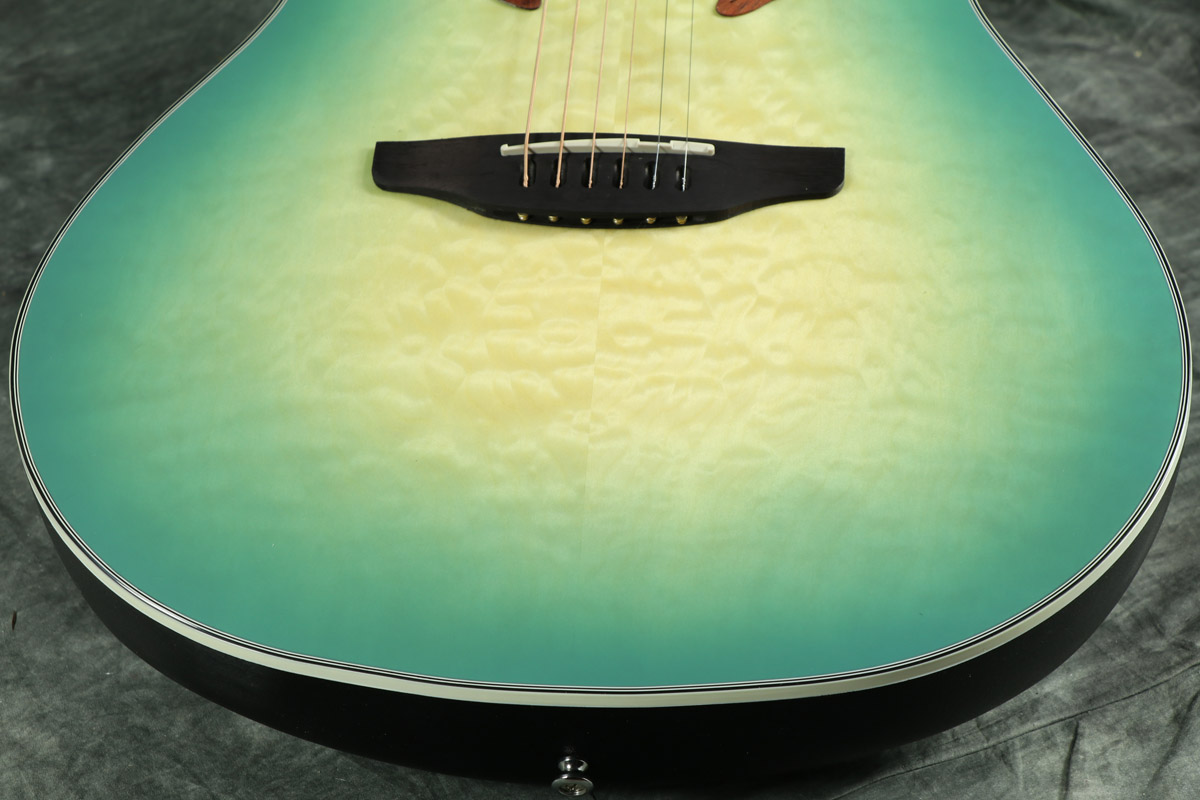 Ovation / Celebrity Elite Exotic CE44X-9B Mid Depth Mint Green 