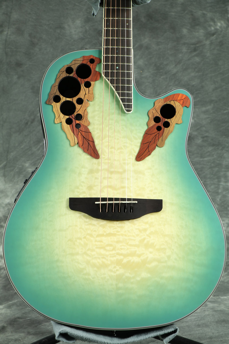 Ovation / Celebrity Elite Exotic CE44X-9B Mid Depth Mint Green 