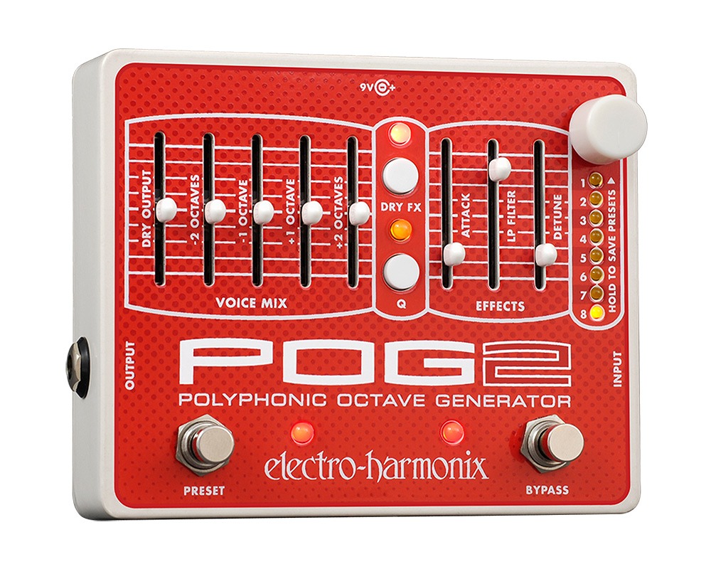 electro-harmonix GRAPHICFUZZ パッチケーブル2本付き electro-harmonix GRAPHICFUZZ パッチケーブル2本付き ELECTRO