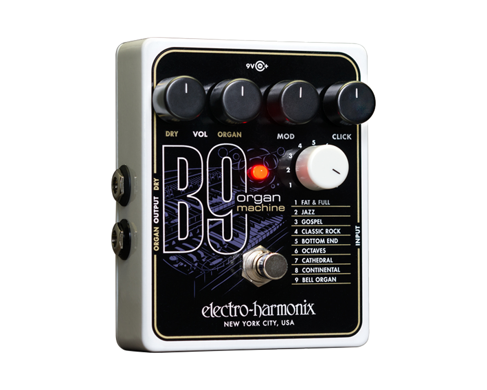 Electro Harmonix B9 エレハモ　オルガンシュミレーター Electro Harmonix B9 Organ Simulator Guitar Pedal - YouTube