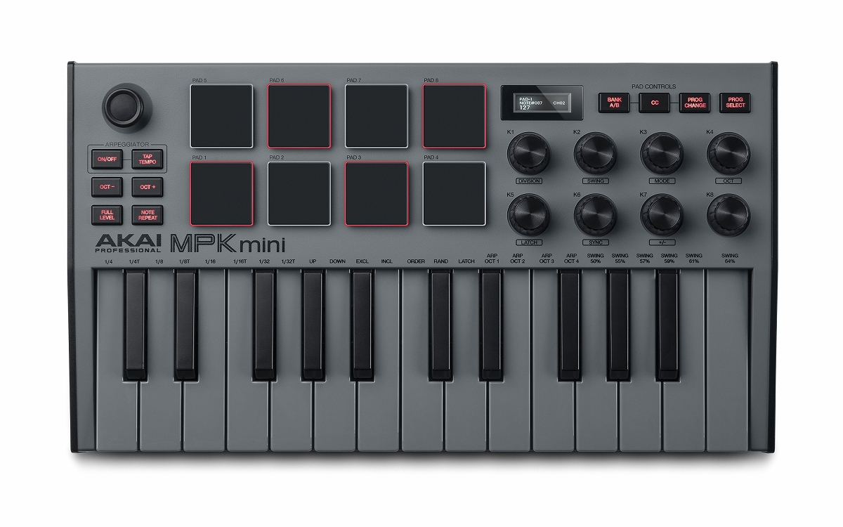 AKAI アカイ / MPK mini Special Edition Grey 25鍵USB MIDIキーボード