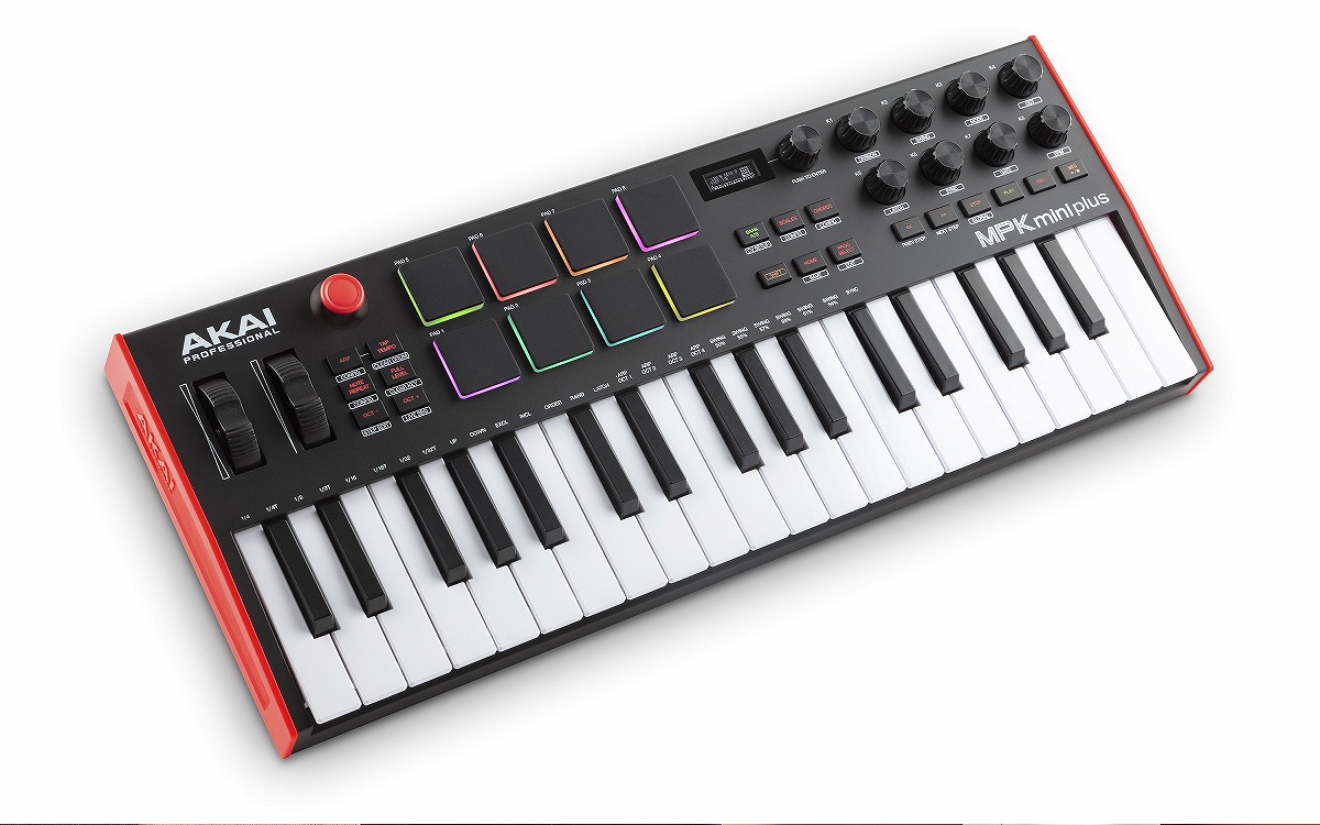 Professional　Akai　37鍵USB　MIDIキーボード・コントローラー　plus　アカイ　mini　MPK　イシバシ楽器