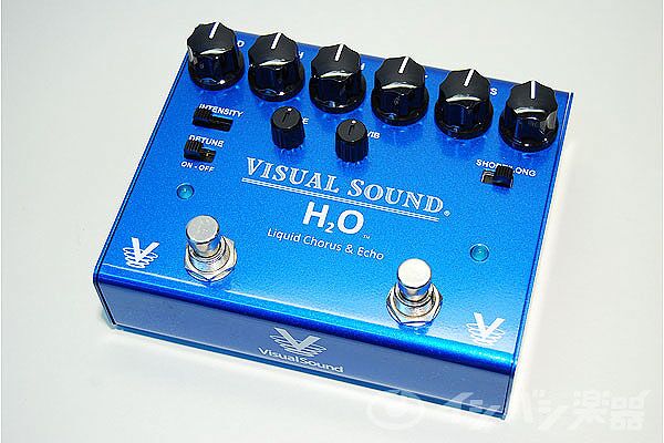 Visual Sound / TrueTone H2O V3 【ビジュアルサウンド】【エイチツーオー】【エコー】【フルアナログステレオコーラス】