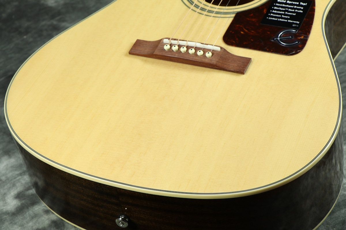 EPIPHONE / AJ-220S NA （Natural） 【単板Top】 エピフォン