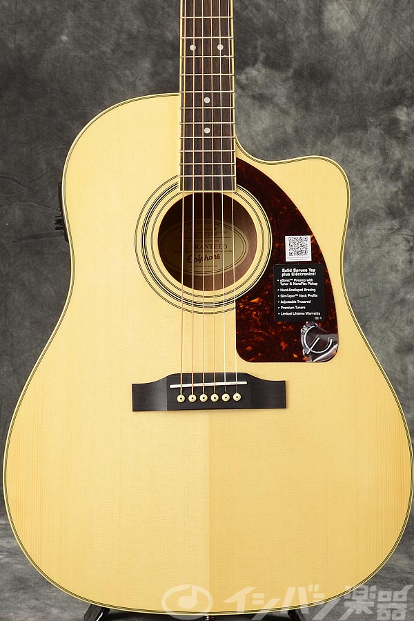 Epiphone / AJ-220SCE Naturalエピフォン アコースティックギター 