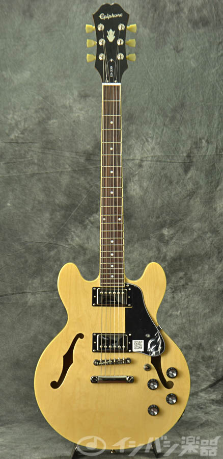 あ　Epiphone ES-339 ナチュラル（書類あり） Epiphone ES-339 Natural <エピフォン>｜平野楽器 ロッキン