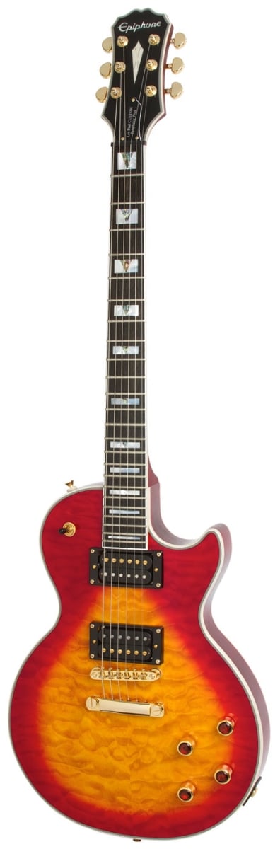 Epiphone エピフォン / Prophecy Les Paul Custom Plus GX Heritage Cherry Sunburst  (HS) エレキギター【チョイキズ大特価】