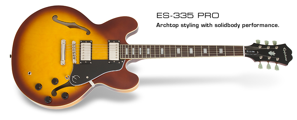 Epiphone es-335 pro セミアコ　エピフォン