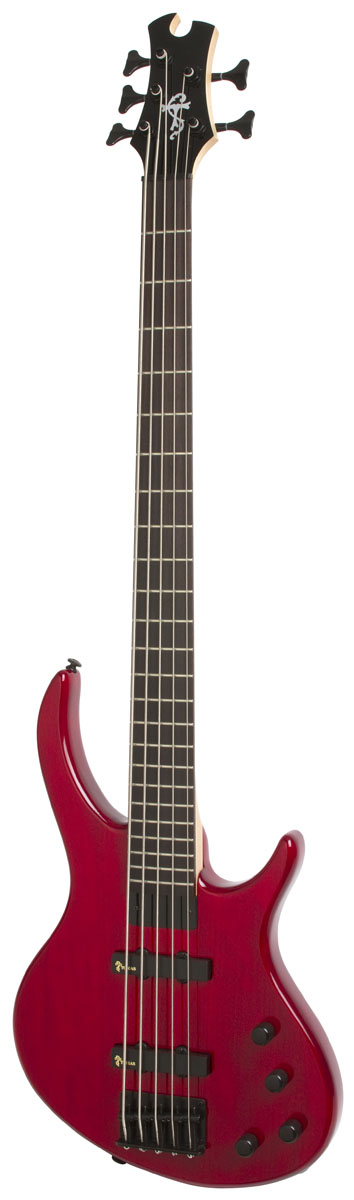 Epiphone / Toby Deluxe V Trans Red Satin (TRS) エピフォン トバイアス 【5弦ベース】