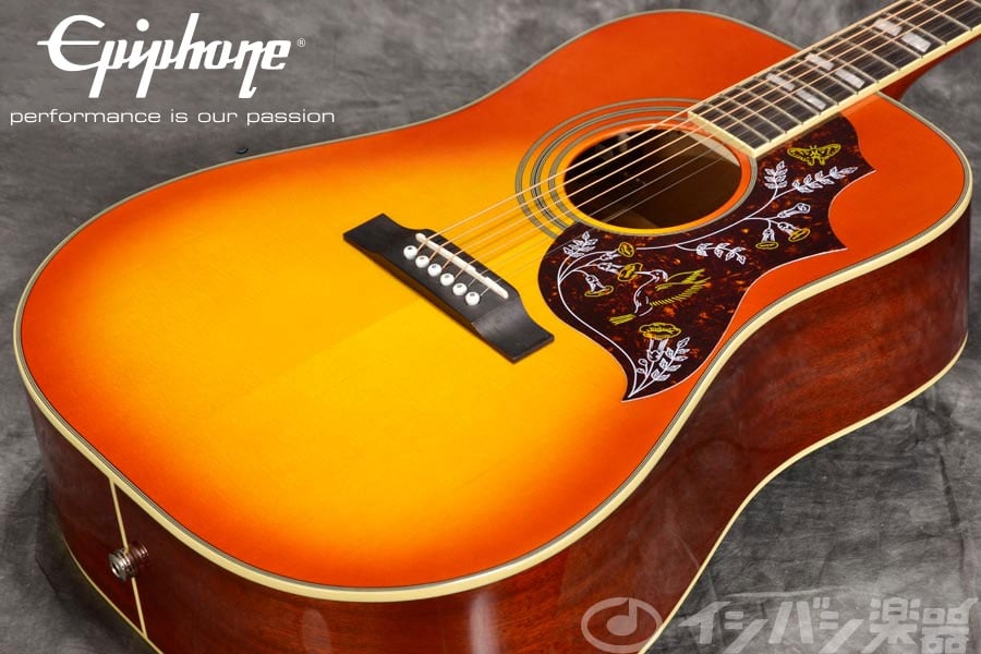 epiphone ハミングバード　アコースティックギター