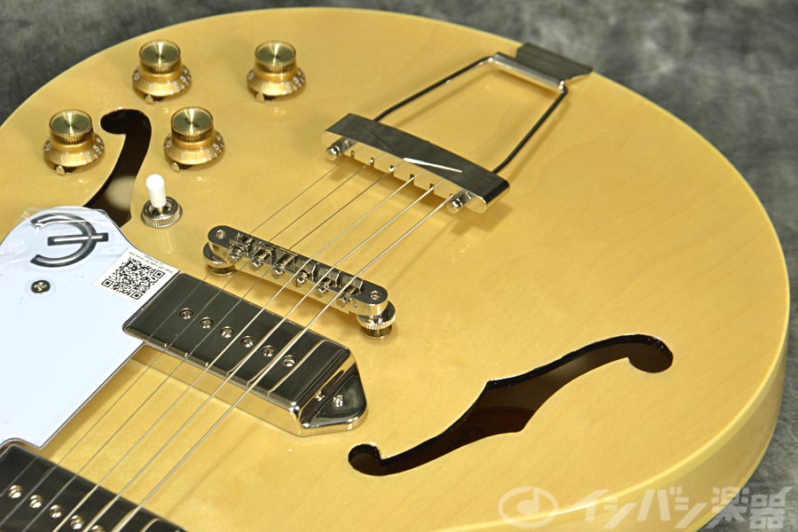 Epiphone エレキギター ナチュラル Epiphone エピフォン / Dot Natural エレキギター【チョイキズ大