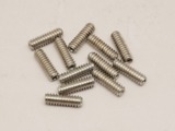 Fender / 6-32x7/16 Bass Bridge Saddle Height Adjust Screws Nickel 004-0800-049