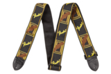 Fender / Monogram Strap Black/Yellow/Brown