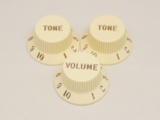 Fender / Vol &Tone Knobs Aged White 099-1369-000