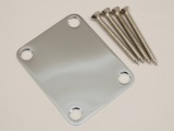 Fender / Neck Plate Plain Chrome 099-1447-100