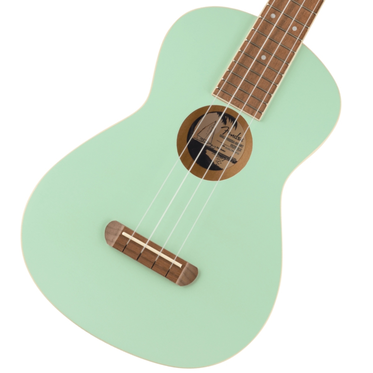 Fender / Avalon Tenor Ukulele Walnut Fingerboard Surf Green