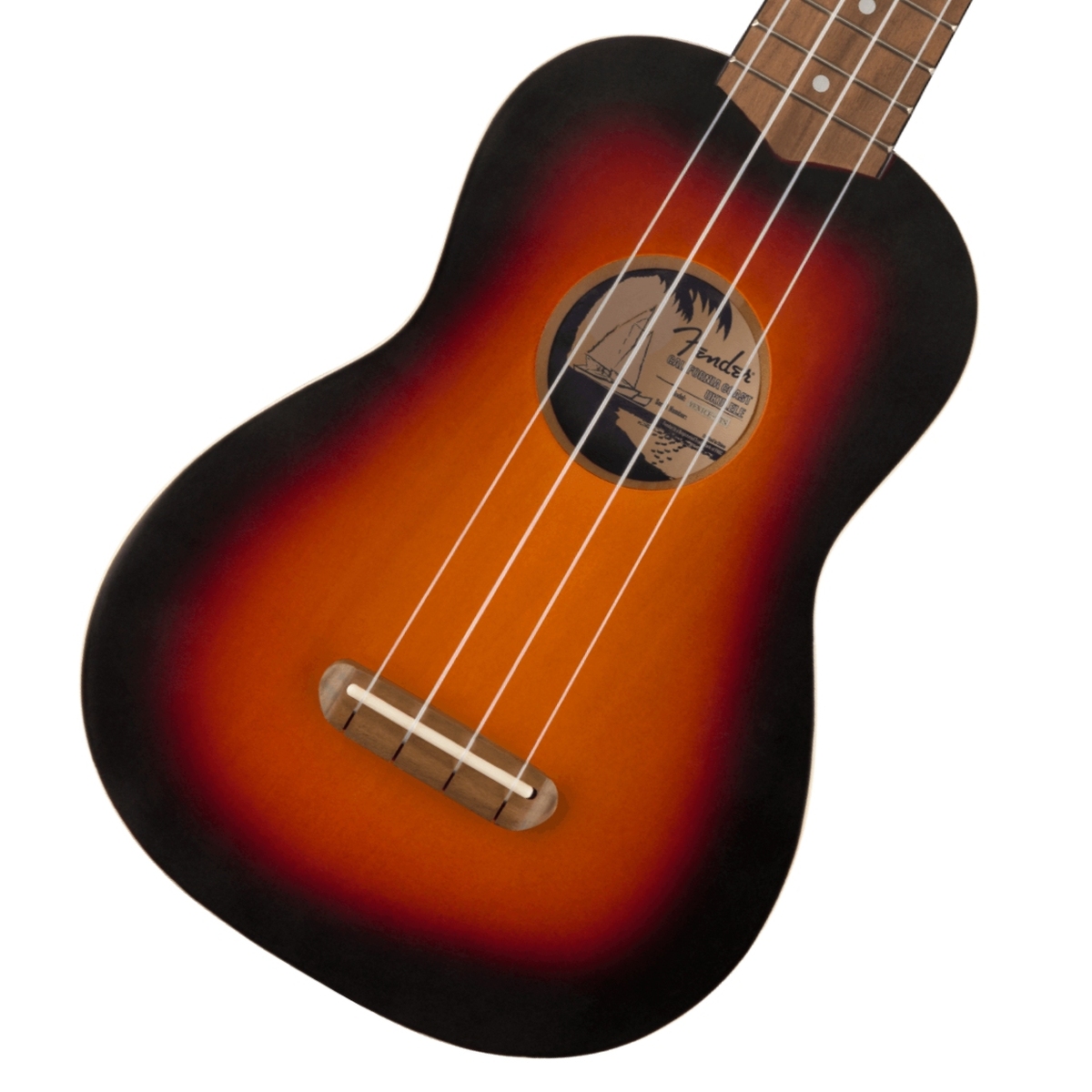 Fender / Venice Soprano Uke Walnut Fingerboard 2-Color Sunburst  フェンダー[ソプラノウクレレ]