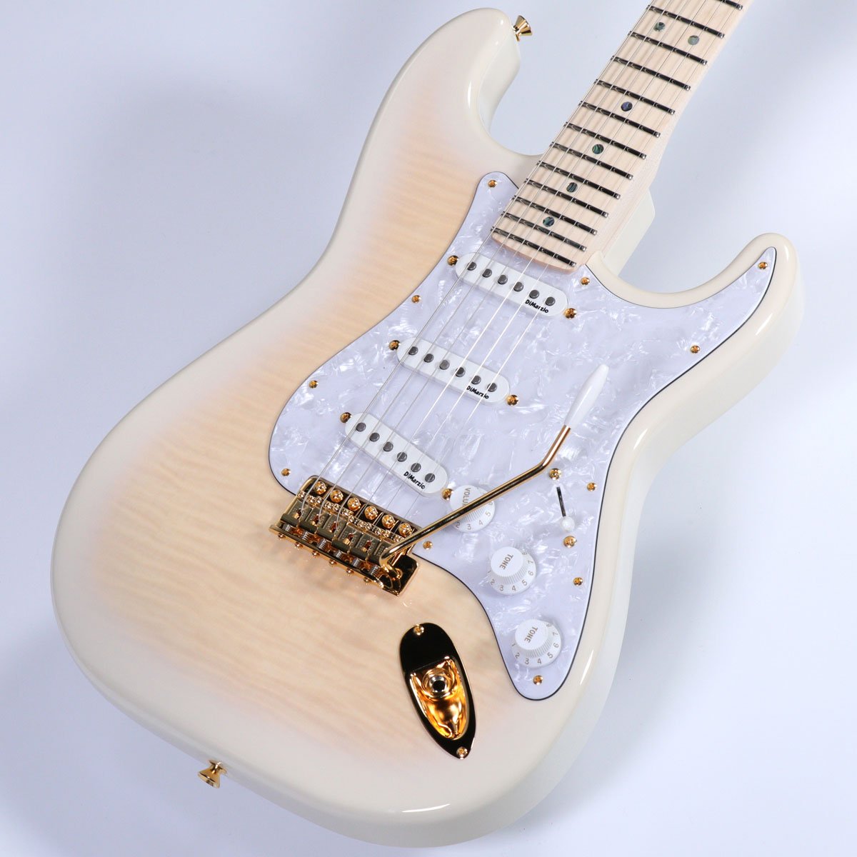 apan Exclusive Richie Kotzen Stratocaster See-Through White Burst