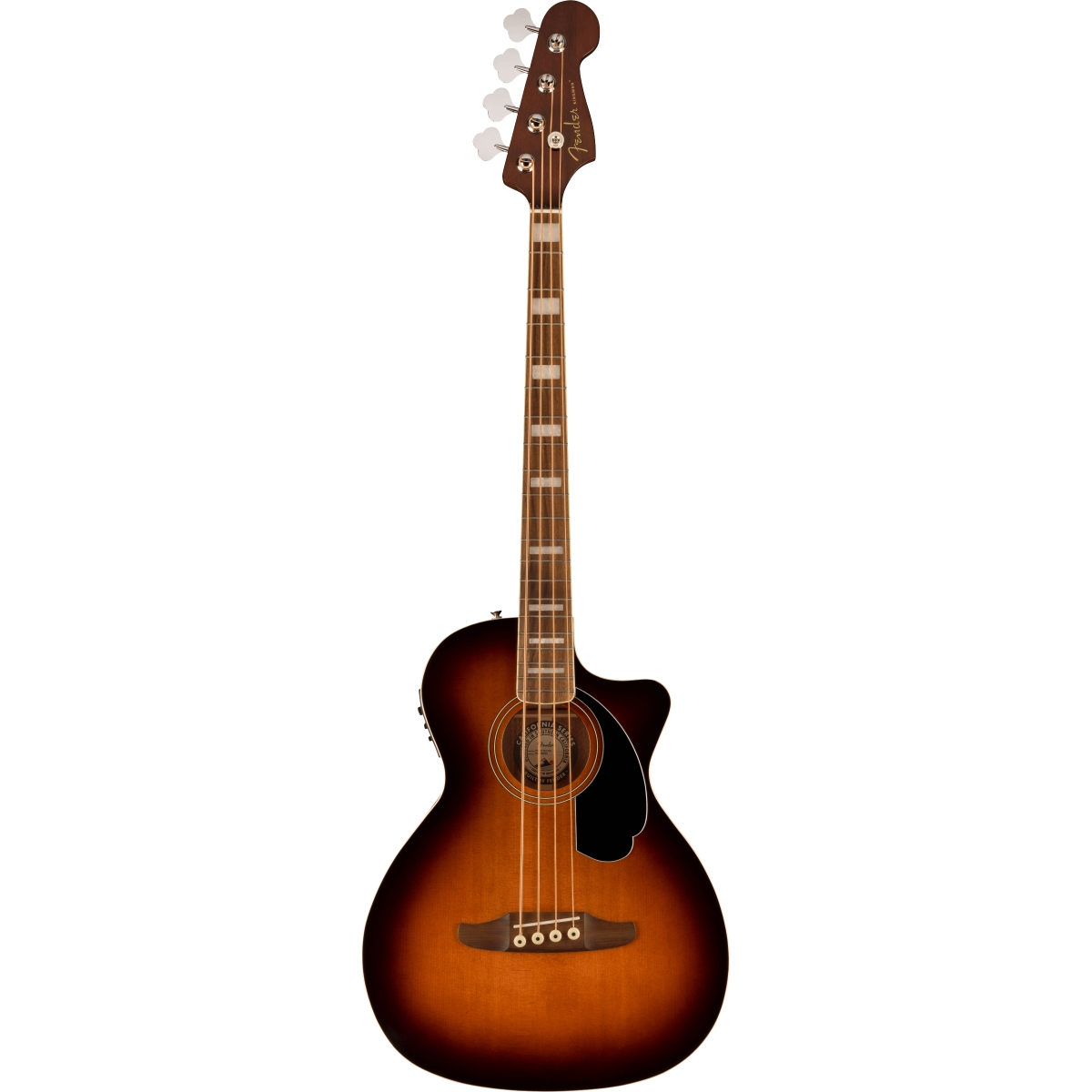 Fender / Kingman Bass Walnut F/B Black Pickguard Shaded Edge