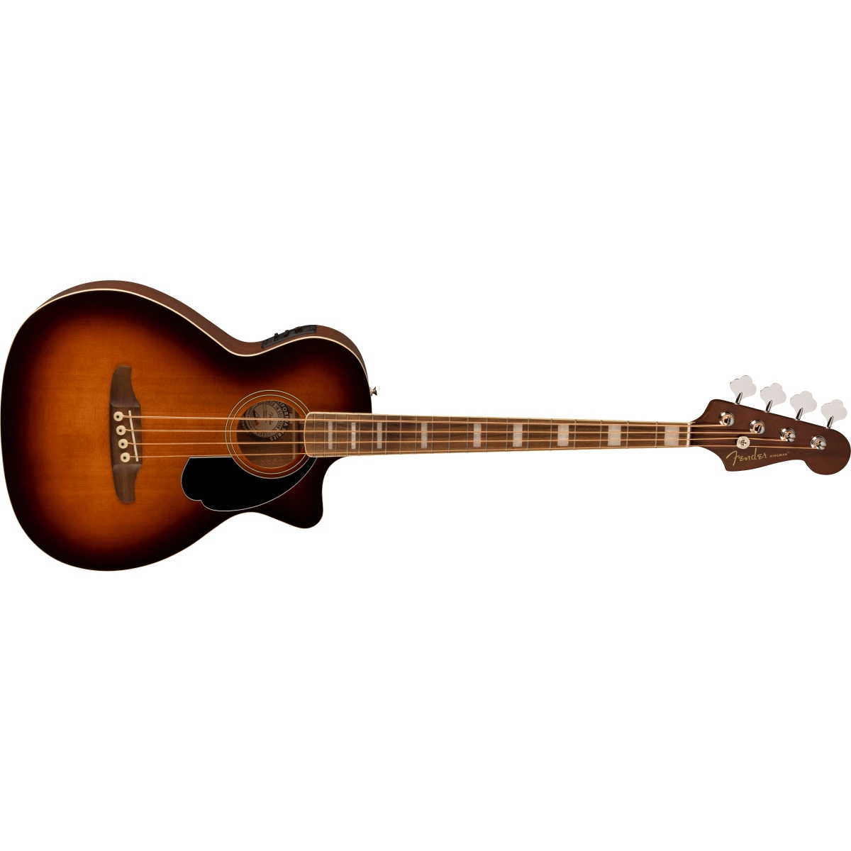 Fender / Kingman Bass Walnut F/B Black Pickguard Shaded Edge
