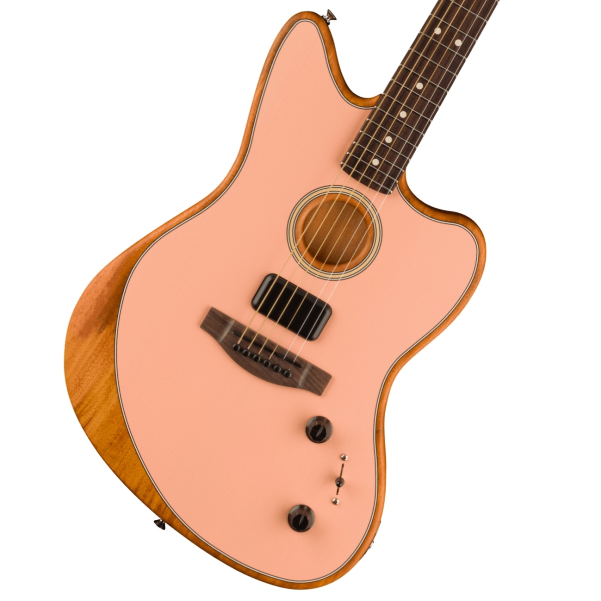 Fender Acoustasonic Player Jazzmaster Rosewood Fingerboard Shell Pink  フェンダー イシバシ楽器