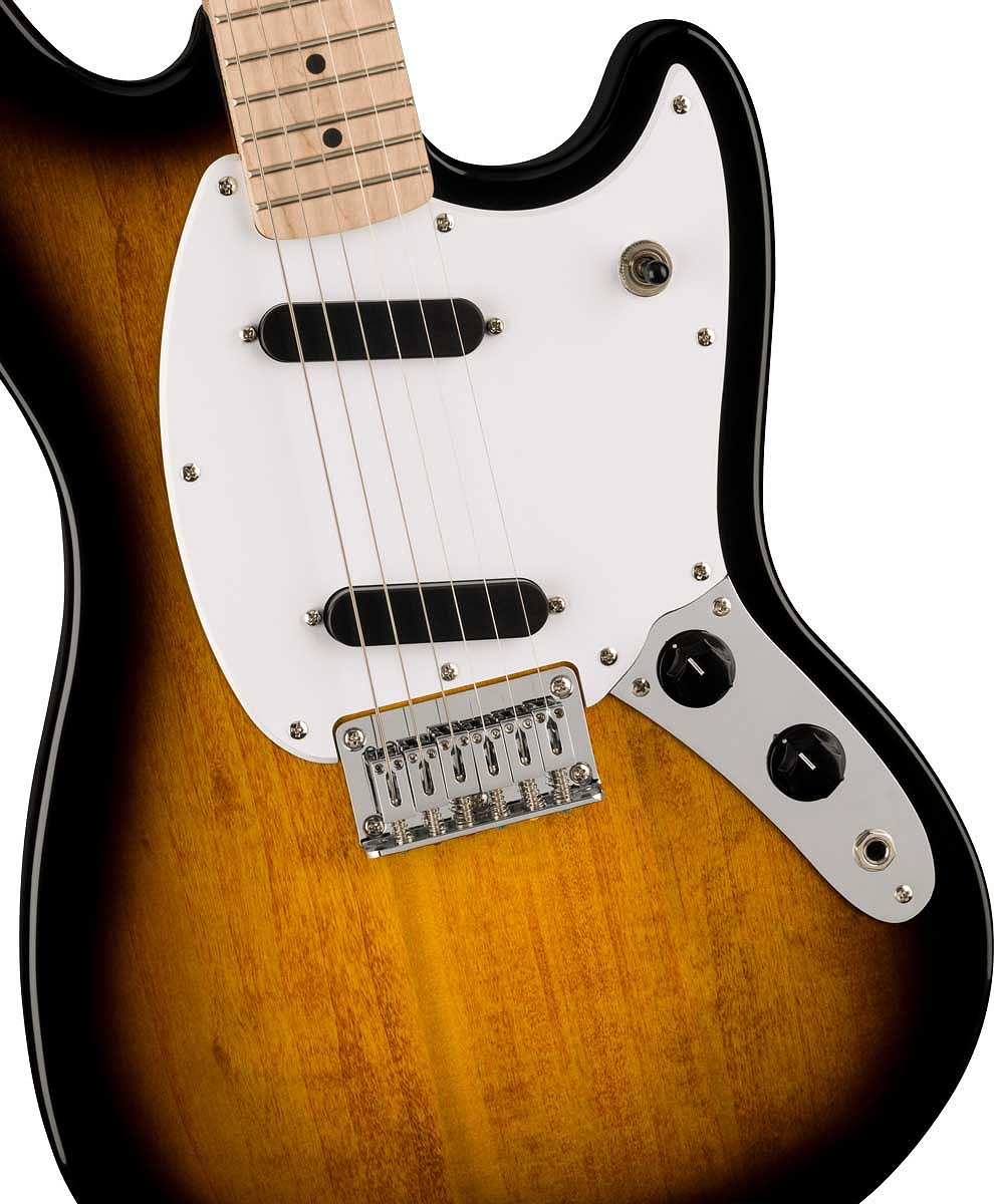 Squier by Fender / Sonic Mustang Maple Fingerboard White Pickguard