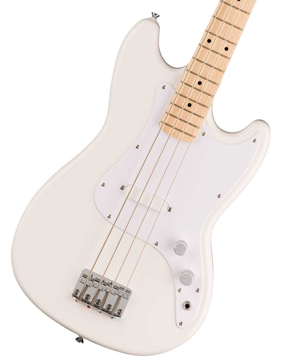 Squier by Fender / Sonic Bronco Bass Maple Fingerboard White Pickguard  Arctic White スクワイヤー