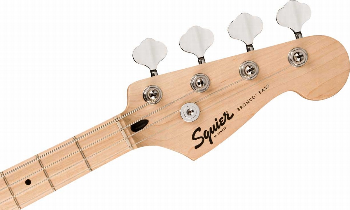 Squier by Fender / Sonic Bronco Bass Maple Fingerboard White