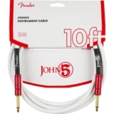 Fender / John 5 10 Feet Instrument Cable White/Red [֥][3m]