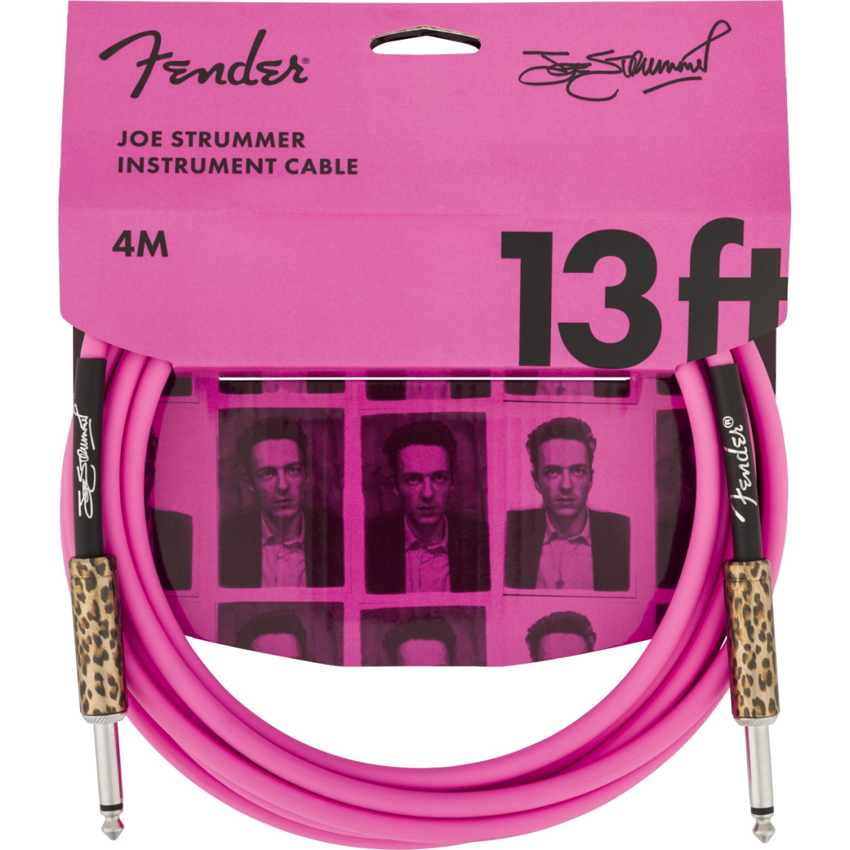 Fender / Joe Strummer 13' Instrument Cable Pink Leopard