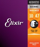 Elixir / NANOWEB with ANTI-RUST Bronze #11002 Extra Light 10-47 