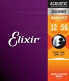 Elixir / NANOWEB with ANTI-RUST Bronze #11077 Light Medium 12-56 