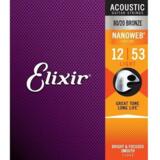 Elixir / NANOWEB with ANTI-RUST Bronze #11152 12-String Light 10-47  12