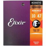 Elixir / NANOWEB with ANTI-RUST Phosphor Bronze #16152 12-STRING LIGHT 10-47 12 