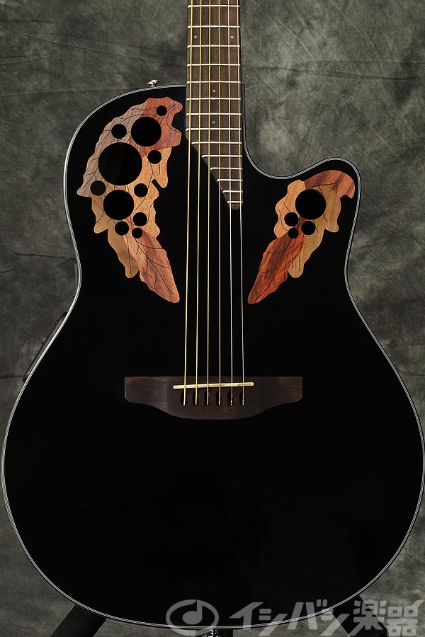 Elite アコースティックギター Amazon | OVATION CE44-5-G BLK Celebrity Elite Exotic Mid