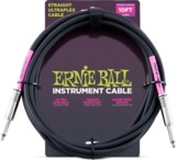Ernie Ball / 6048 10feet S/S Instrument Cable - Black ڴѥ֥