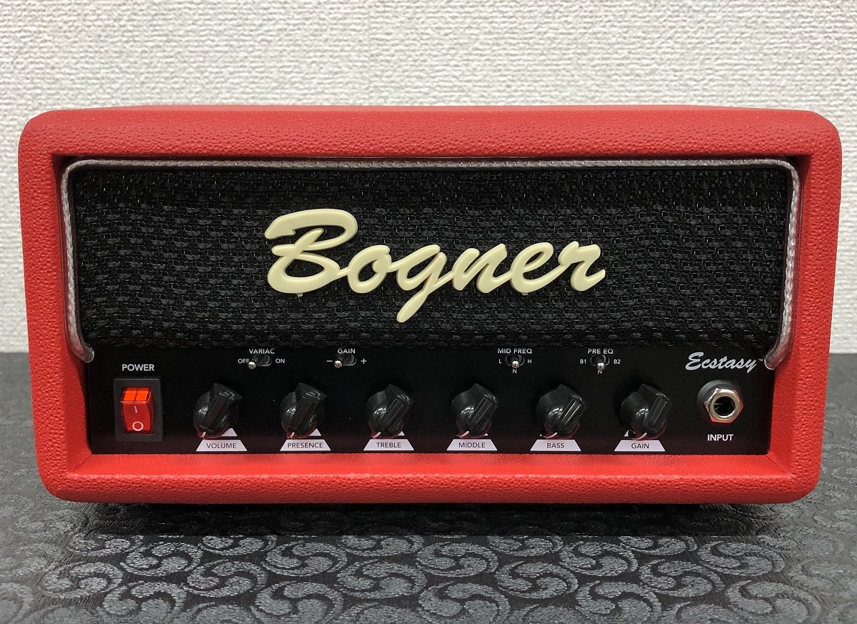 Bogner Ecstasy Mini Head Custom Color Red Tolex Black Grill Silver  Piping [Black Knobs] 【限定モデル】 イシバシ楽器