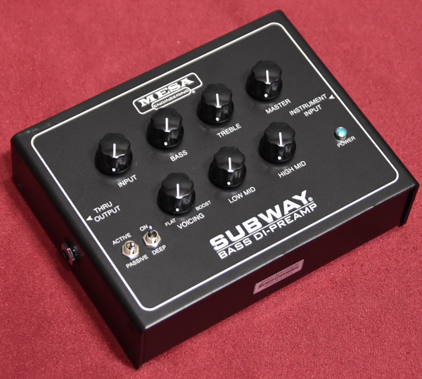 Mesa boogie SUBWAY BASS DI-PREAMP ベース用エフェクター 