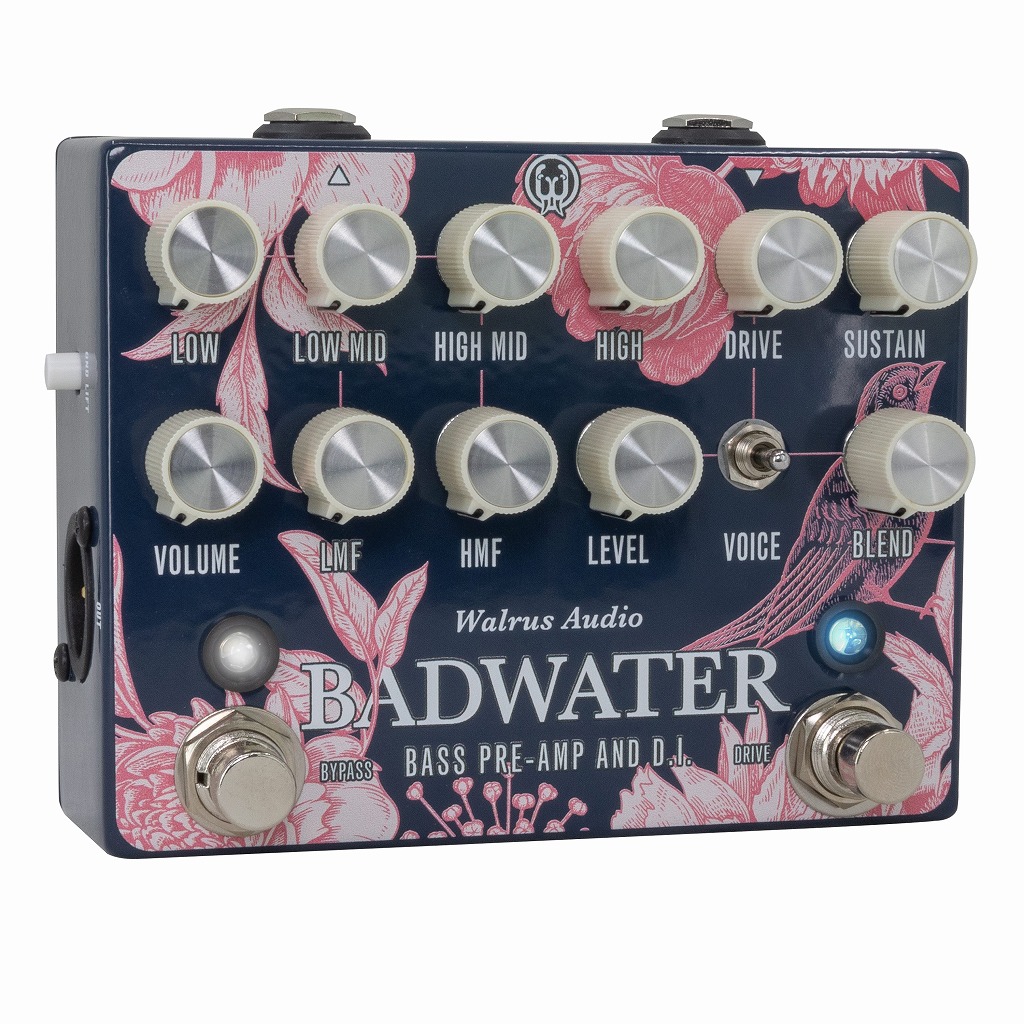 WALRUS AUDIO BADWATER ベースプリアンプ Badwater Bass Pre-amp and D.I.