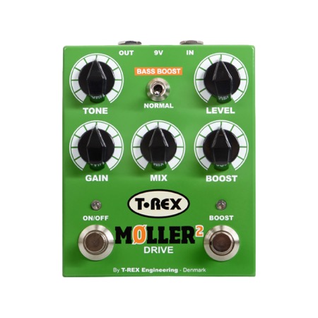 【美品】 MOLLER T-REX オーバードライブ ブースター・ペダル T-Rex Engineering Moller Overdrive and Clean Boost