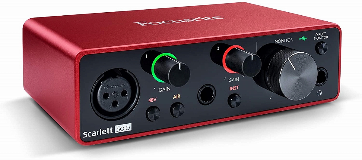 Focusrite フォーカスライト / Scarlett Solo G3 USB 2.0 Type C オーディオ・インターフェース