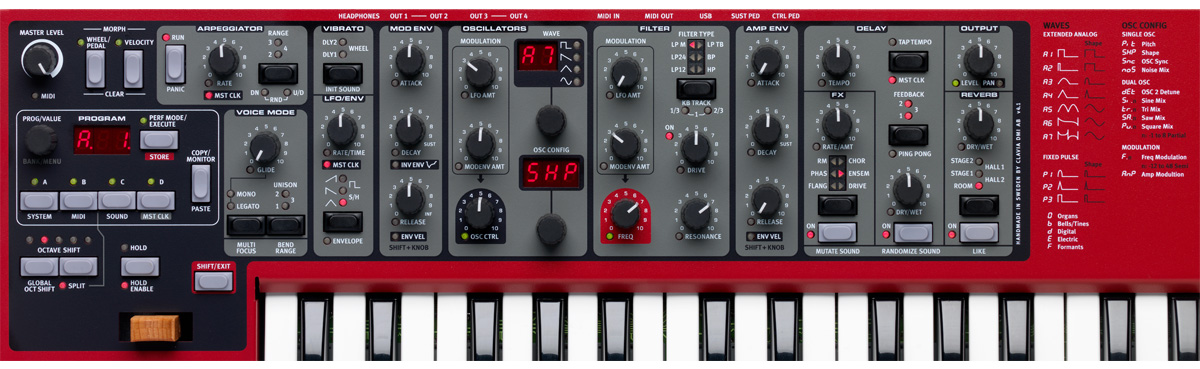 Nord Lead A1 アナログシンセサイザー 新製品】赤いシンセ「Nord Lead A1」入荷！｜島村楽器 アリオ橋本店