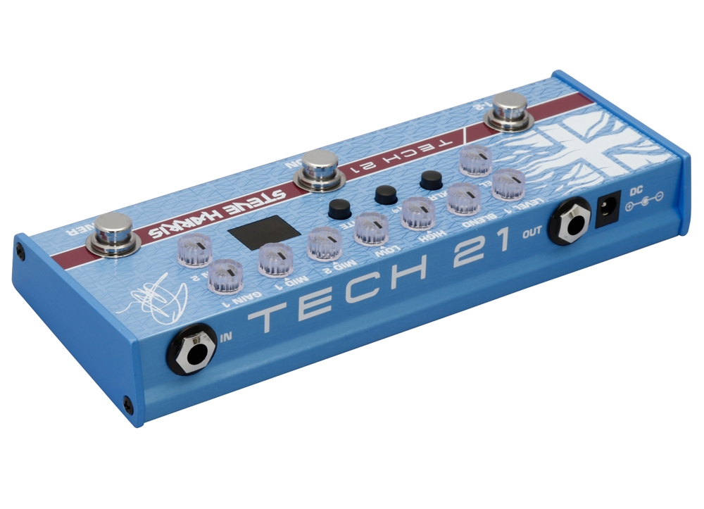 TECH21 SH1 Steve Harris 美品 ベース用プリアンプ Tech 21 NYC Steve Harris SH1 Signature Sansamp Bass Preamp Pedal