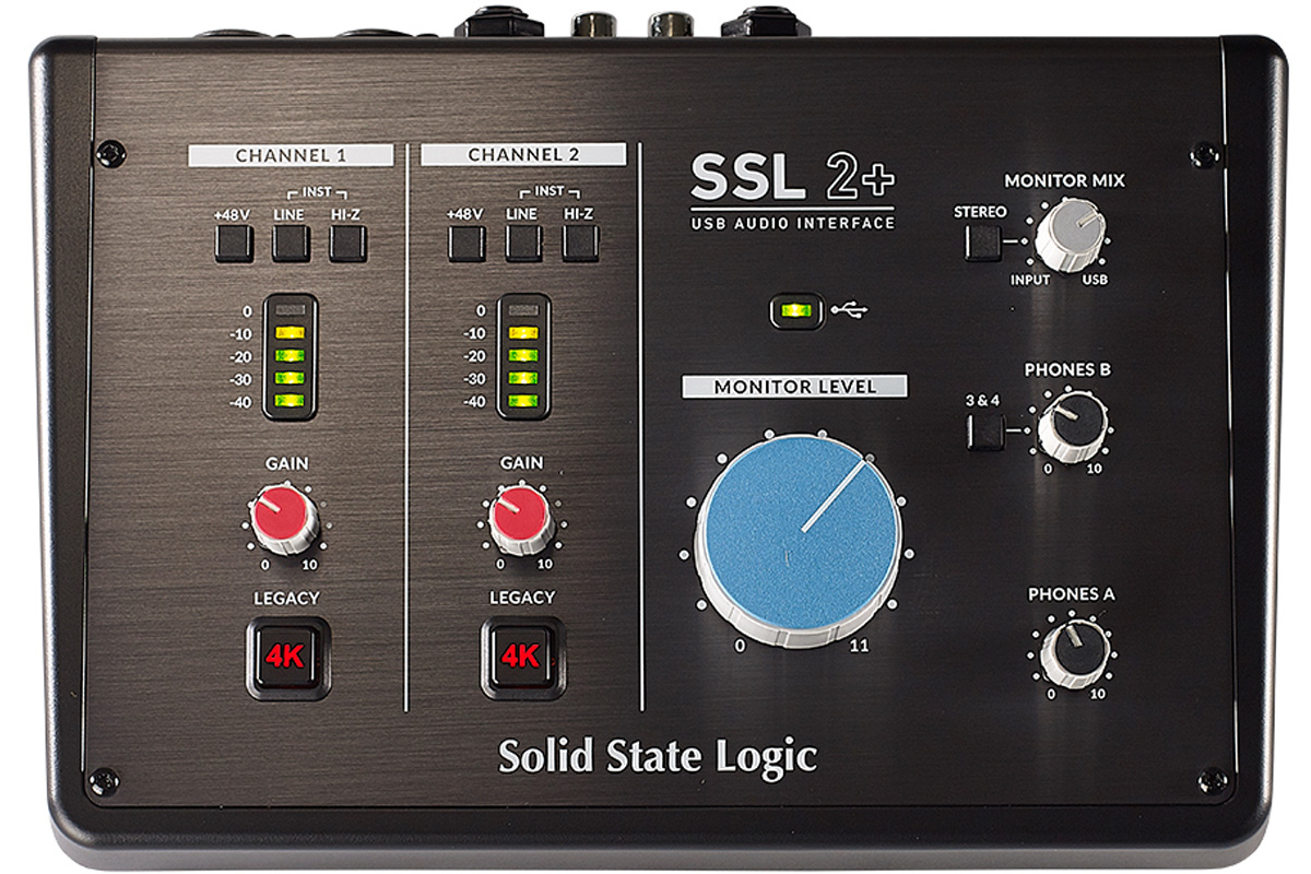 State　USBオーディオ・インターフェイス　2+　SSL　イシバシ楽器　(SSL)　Logic　Solid　ソリッドステートロジック