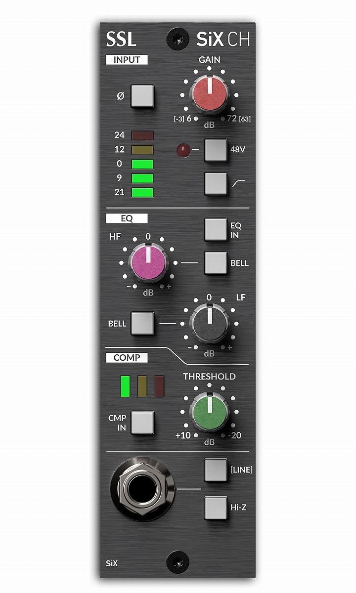 Solid State Logic (SSL) / 500 Series SiX Channel (mono)【お取り寄せ商品】 | イシバシ楽器