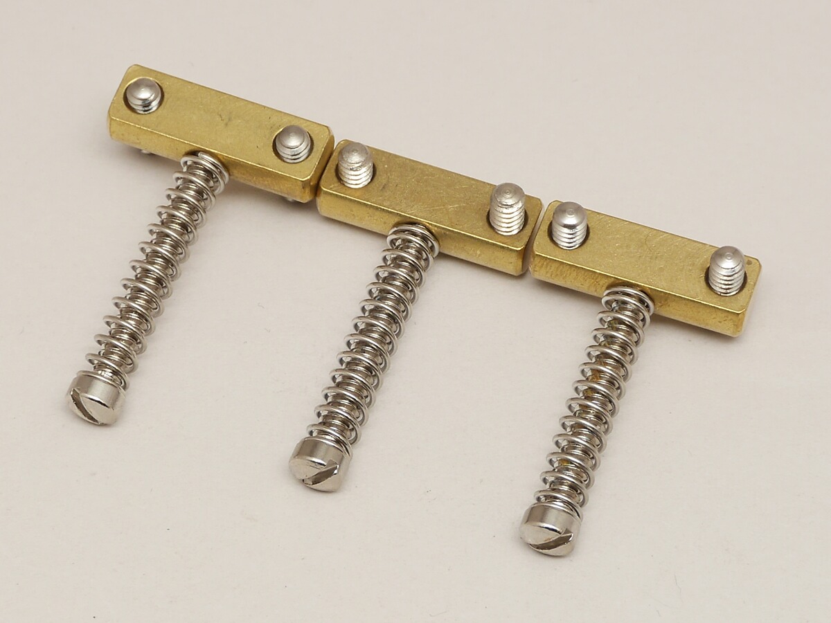 お値打ちセット テレキャスター　パーツ Fender / Telecaster Brass Saddle Kit 099-0843-000 | イシバシ楽器
