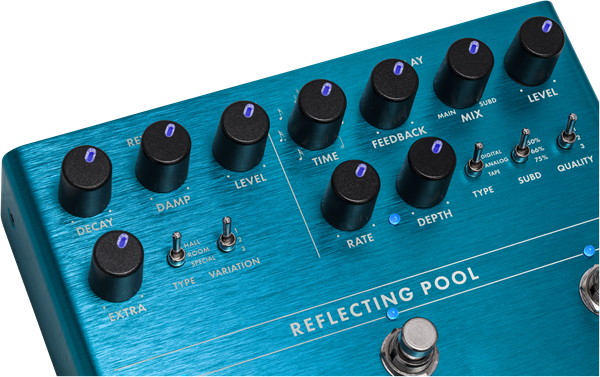 Amazon | Fender エフェクター Reflecting Pool Delay/Reverb | ワウ | 楽器・音響機器